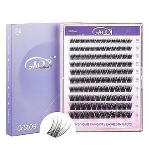 Lash Clusters, Eyelash Clusters 120Pcs C Curve Individual Lashes, Wispy Cluster